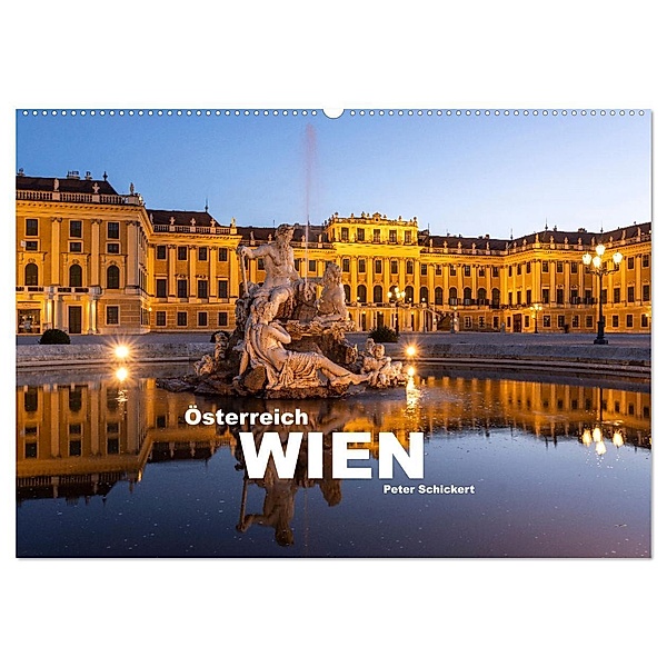 Österreich - Wien (Wandkalender 2024 DIN A2 quer), CALVENDO Monatskalender, Peter Schickert