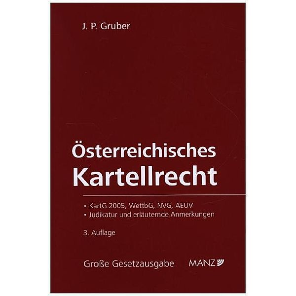 Österreichisches Kartellrecht, J. P. Gruber