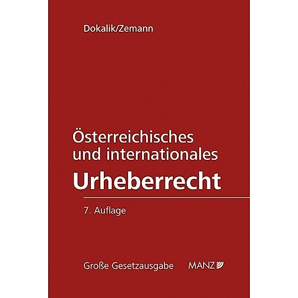 Österreichisches und internationales Urheberrecht, Dietmar Dokalik, Adolf Zemann