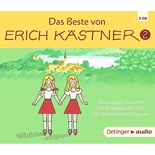 Oetinger audio - Das Beste von Erich Kästner 2.Tl.2,3 Audio-CD, Erich Kästner