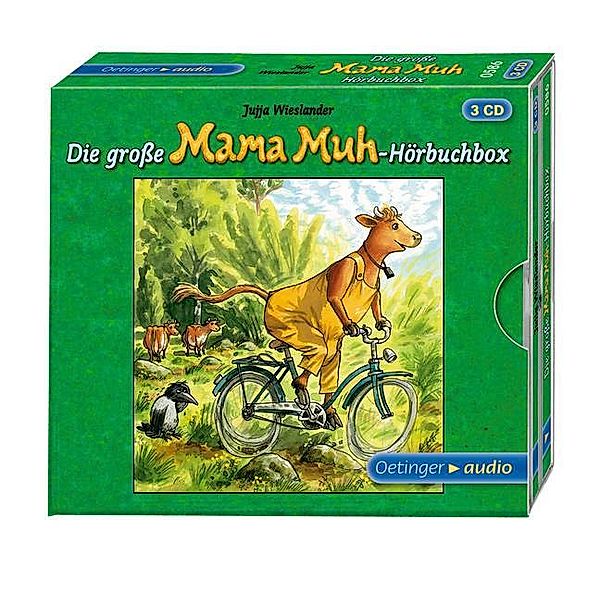 Oetinger audio - Die grosse Mama-Muh-Hörbuchbox,3 Audio-CD, Jujja Wieslander