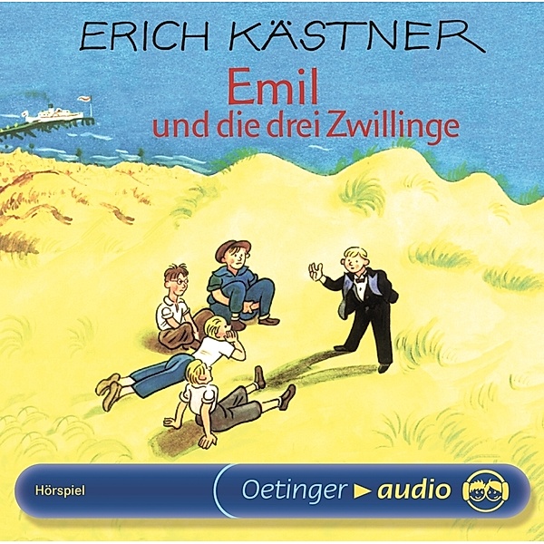 Oetinger audio - Emil und die drei Zwillinge,1 Audio-CD, Erich Kästner
