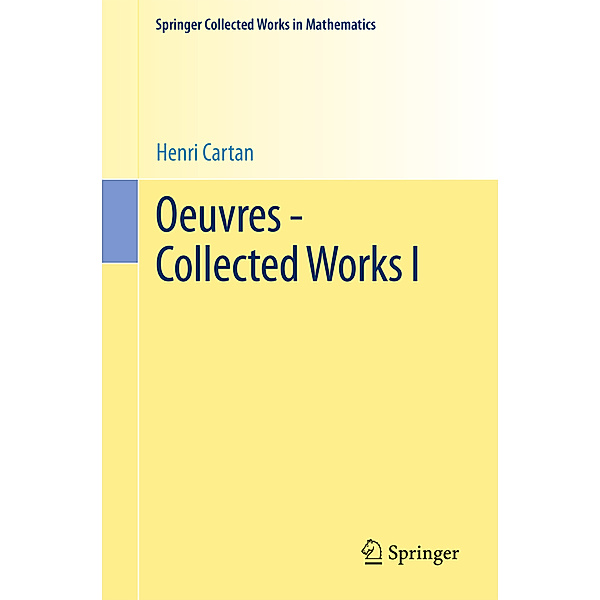 Oeuvres - Collected Works I, 3 Teile, Henri Cartan