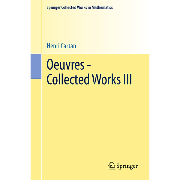 Oeuvres - Collected Works III, Henri Cartan