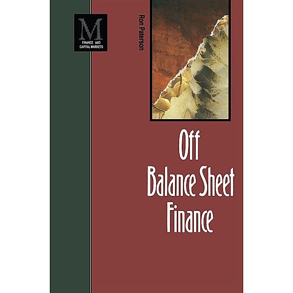 Off Balance Sheet Finance, Ron Paterson