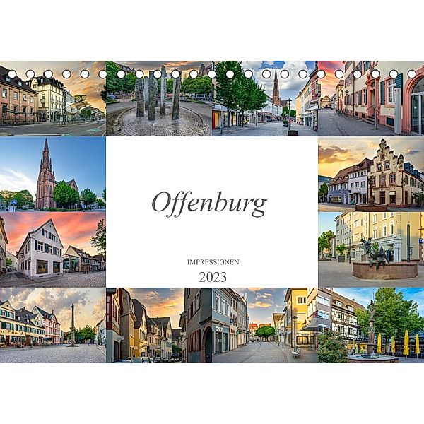 Offenburg Impressionen (Tischkalender 2023 DIN A5 quer), Dirk Meutzner