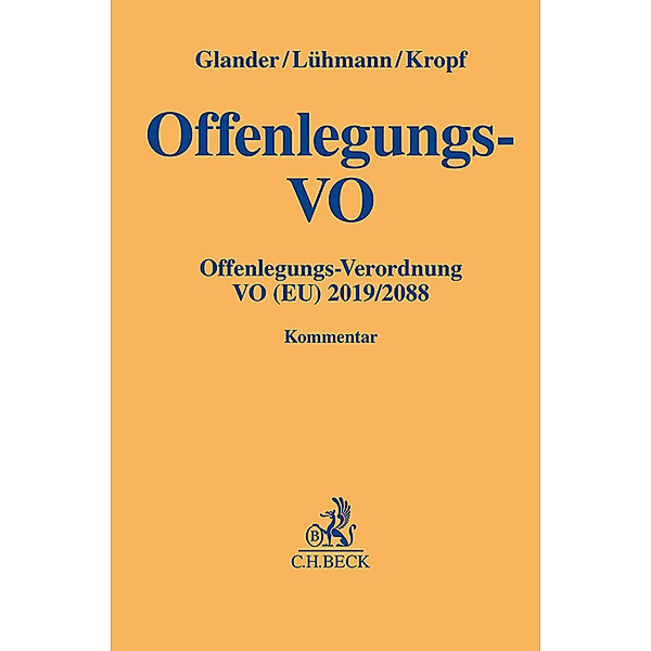 Offenlegungs-VO, Harald S. Glander, Thomas A. Jesch
