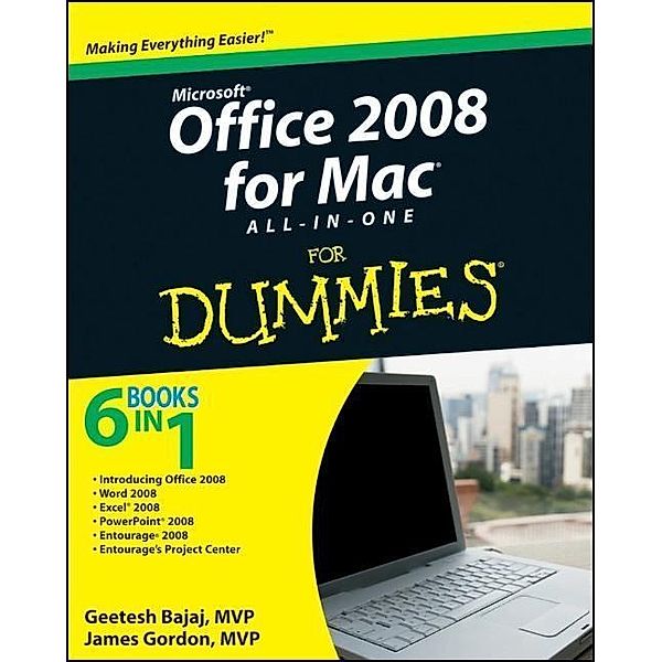 Office 2008 for Mac All-in-One For Dummies, Geetesh Bajaj, Jim Gordon