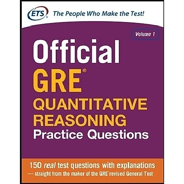 Official GRE Quantitative Reasoning Practice Questions, Educational Testing Service