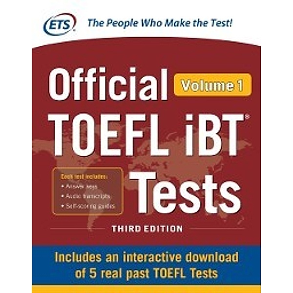 Official TOEFL iBT Tests Volume 1, Second Edition, Educational Testing Service