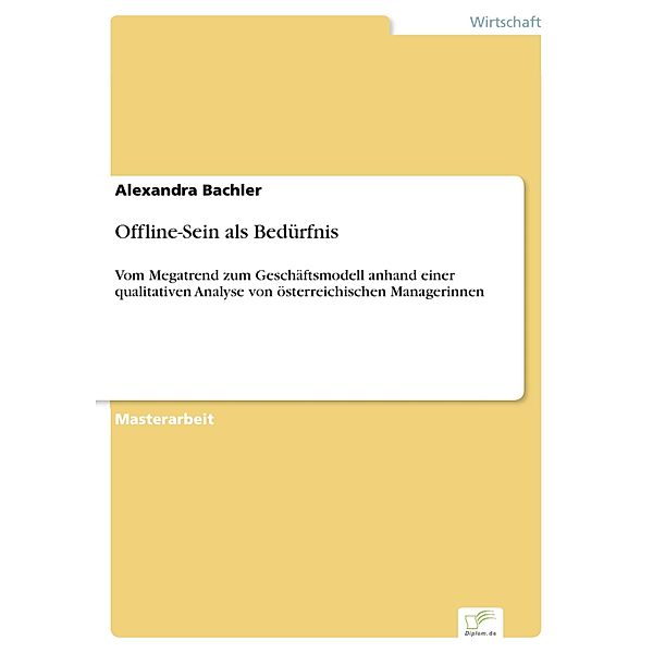 Offline-Sein als Bedürfnis, Alexandra Bachler