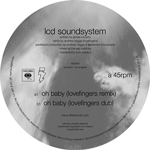 Oh Baby (Lovefingers Remixes), Lcd Soundsystem