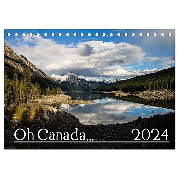 Oh Canada... 2024 (Tischkalender 2024 DIN A5 quer), CALVENDO Monatskalender, Andy Grieshober