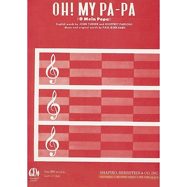 Oh! My Pa-Pa, Paul Burkhard, John Turner, Geoffrey Parsons