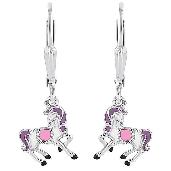 AMOR Ohrhänger PRINZESSIN LILLIFEE - EINHORN 925er Silber