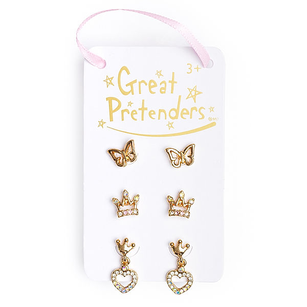 Great Pretenders Ohrringe BOUTIQUE ROYAL CROWN 3 Paar