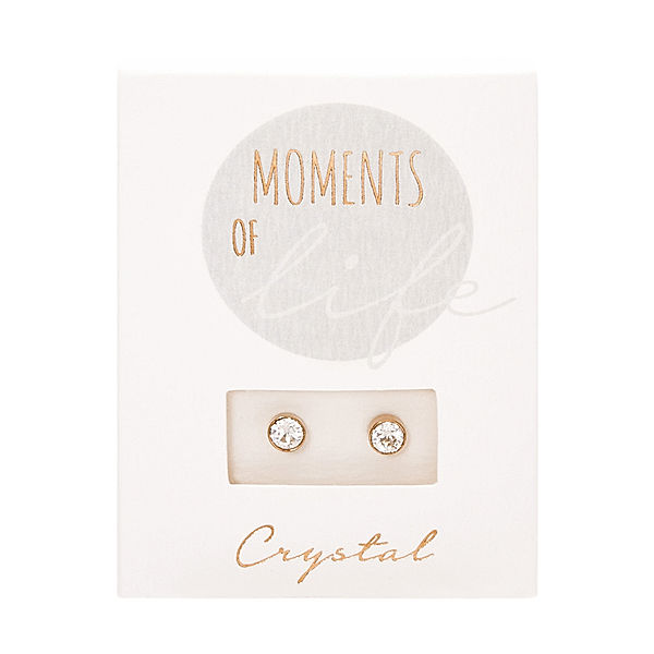 Ohrstecker - Moments of life - rosévergoldet - Kristall, Crystals