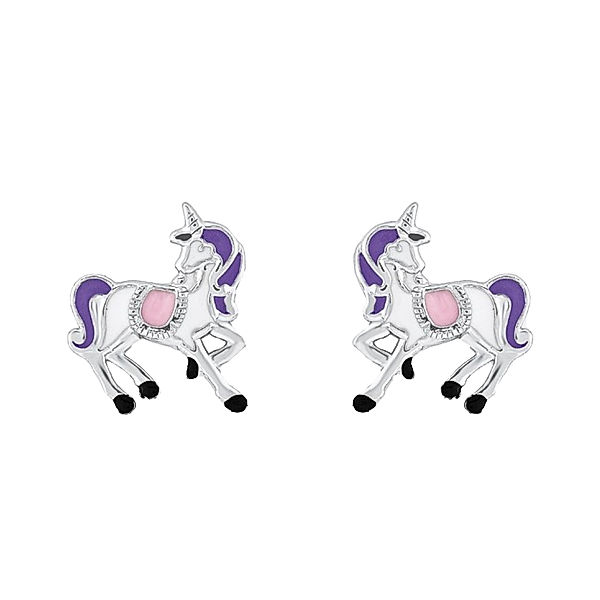 AMOR Ohrstecker PRINZESSIN LILLIFEE - EINHORN 925er Silber