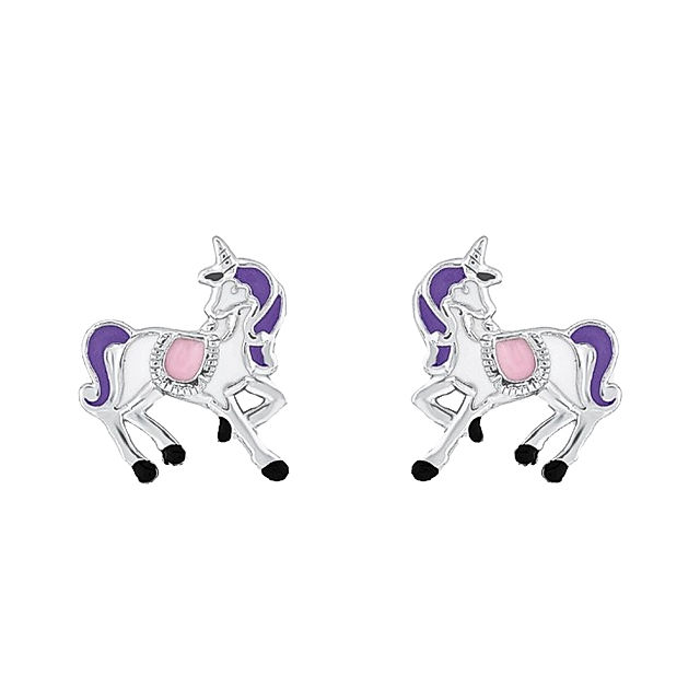 Ohrstecker PRINZESSIN LILLIFEE - EINHORN kaufen Silber 925er