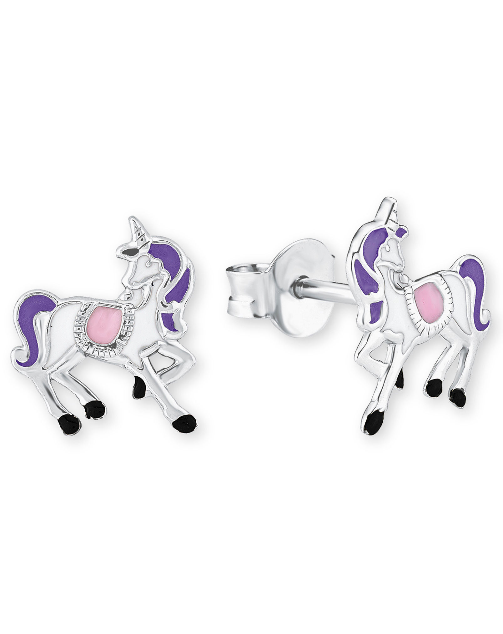 Ohrstecker 925er LILLIFEE kaufen EINHORN - Silber PRINZESSIN