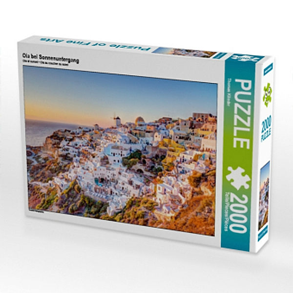 Oia bei Sonnenuntergang (Puzzle), Thomas Klinder