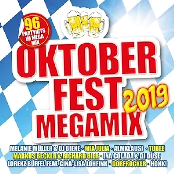 Oktoberfest Megamix 2019, Diverse Interpreten