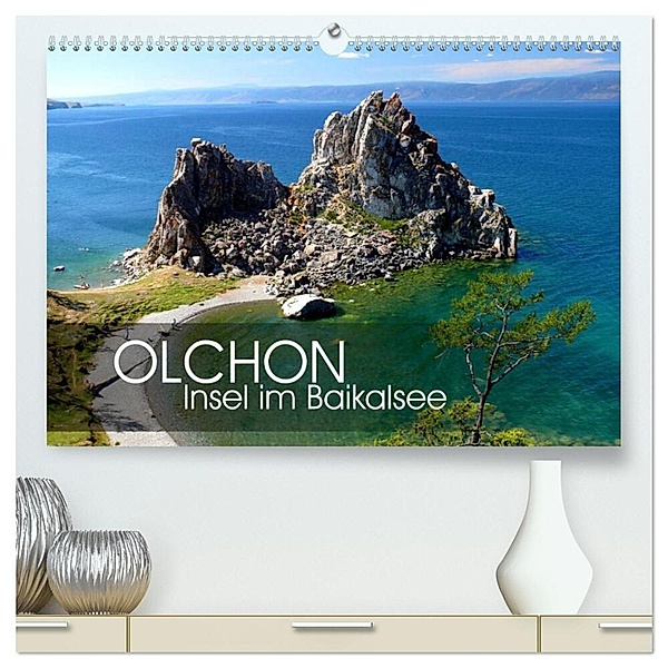 Olchon - Insel im Baikalsee (hochwertiger Premium Wandkalender 2024 DIN A2 quer), Kunstdruck in Hochglanz, Lucy M. Laube