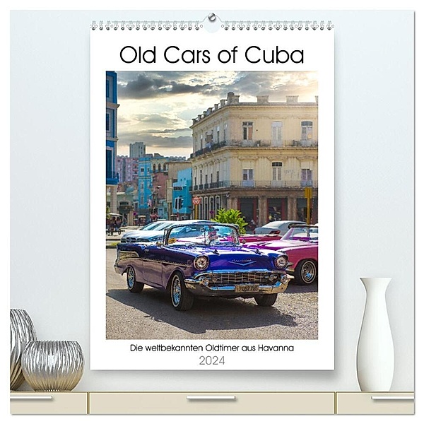 Old Cars of Cuba (hochwertiger Premium Wandkalender 2024 DIN A2 hoch), Kunstdruck in Hochglanz, Stefan Schröder Photography