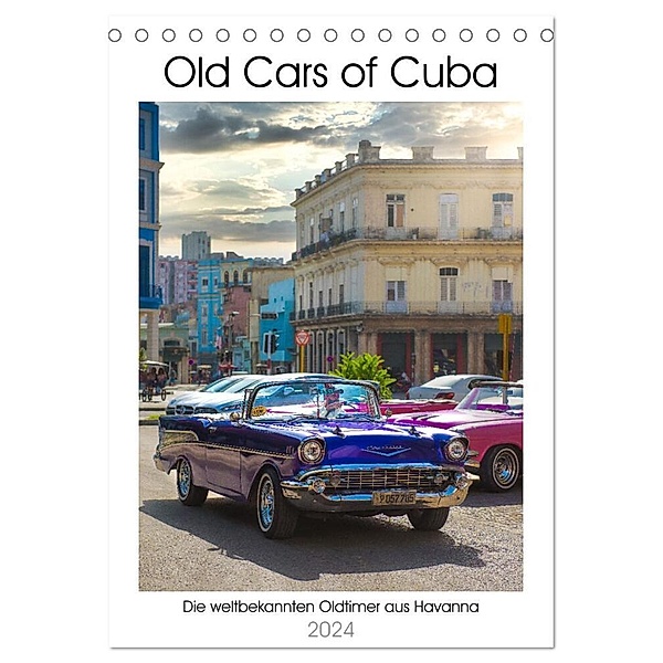 Old Cars of Cuba (Tischkalender 2024 DIN A5 hoch), CALVENDO Monatskalender, Stefan Schröder Photography