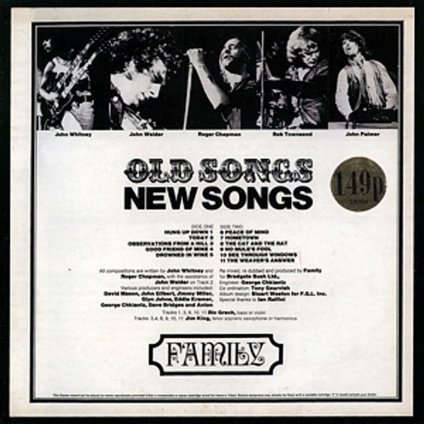 Old Songs New Songs (Limited Edition) (Vinyl), Family