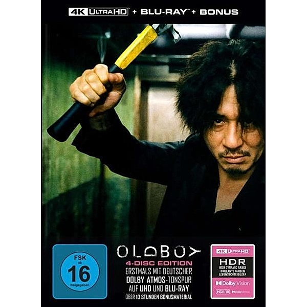 Oldboy - 4-Disc Limited Collector's Edition im Mediabook, Park Chan-Wook