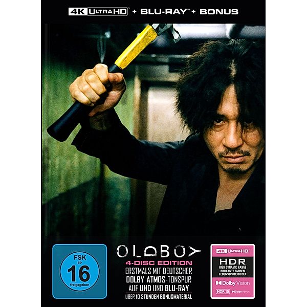 Oldboy - 4-Disc Limited Collector's Edition im Mediabook, Park Chan-Wook