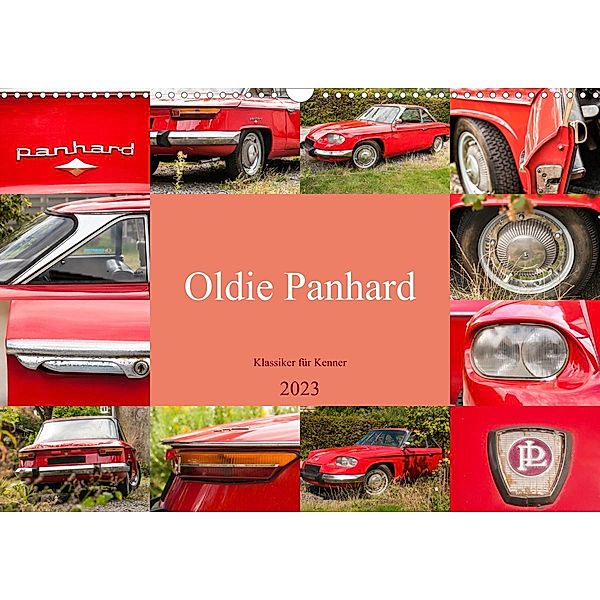 Oldie Panhard - Klassiker für Kenner (Wandkalender 2023 DIN A3 quer), Meike Bölts