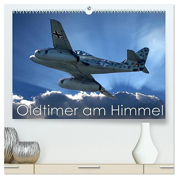Oldtimer am Himmel (hochwertiger Premium Wandkalender 2024 DIN A2 quer), Kunstdruck in Hochglanz, Boris Robert