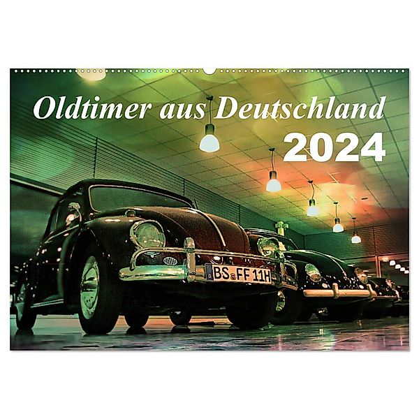 Oldtimer aus Deutschland (Wandkalender 2024 DIN A2 quer), CALVENDO Monatskalender, Reiner Silberstein