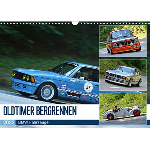 OLDTIMER BERGRENNEN - BMW Fahrzeuge (Wandkalender 2022 DIN A3 quer), Ingo Laue