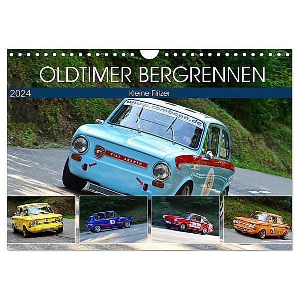 OLDTIMER BERGRENNEN - Kleine Flitzer (Wandkalender 2024 DIN A4 quer), CALVENDO Monatskalender, Ingo Laue