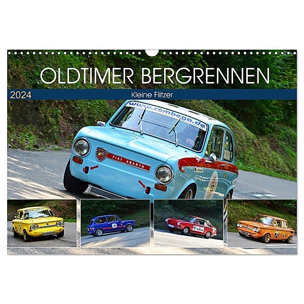 OLDTIMER BERGRENNEN - Kleine Flitzer (Wandkalender 2024 DIN A3 quer), CALVENDO Monatskalender, Ingo Laue