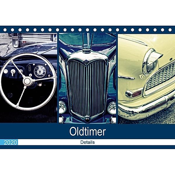 Oldtimer Details 2020 (Tischkalender 2020 DIN A5 quer), Peter Hebgen