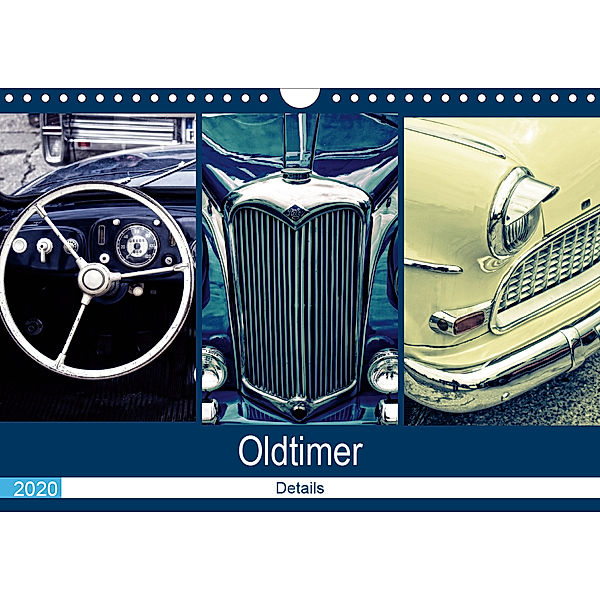 Oldtimer Details 2020 (Wandkalender 2020 DIN A4 quer), Peter Hebgen