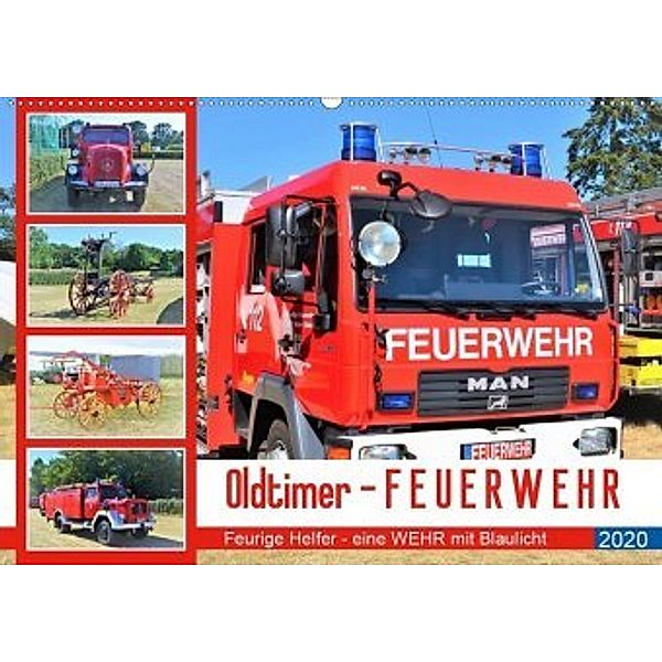 Oldtimer-FEUERWEHR (Wandkalender 2020 DIN A2 quer), Günther Klünder
