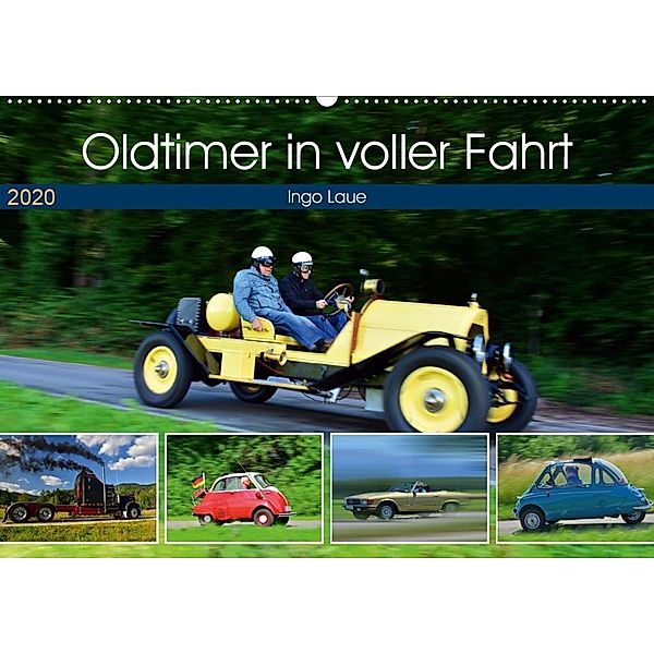 Oldtimer in voller Fahrt (Wandkalender 2020 DIN A2 quer), Ingo Laue