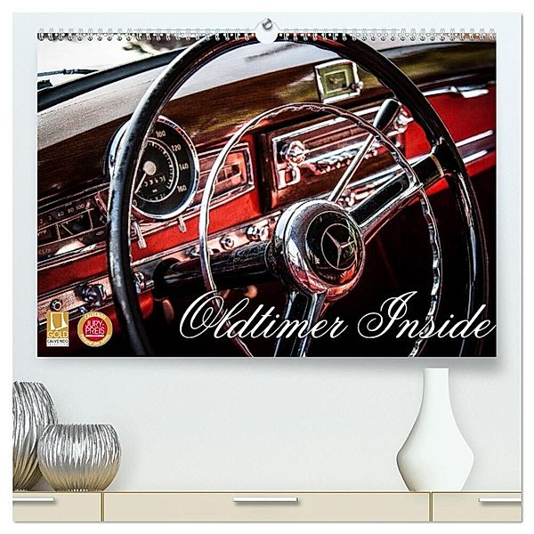 Oldtimer inside (hochwertiger Premium Wandkalender 2024 DIN A2 quer), Kunstdruck in Hochglanz, Oliver Pinkoss Photostorys