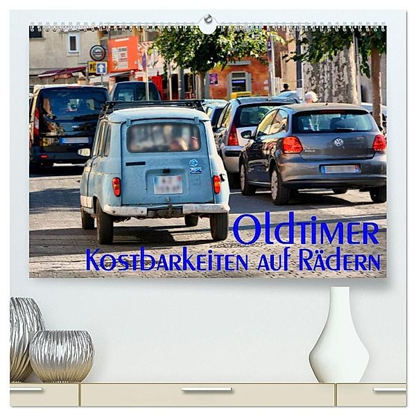 Oldtimer - Kostbarkeiten auf Rädern (hochwertiger Premium Wandkalender 2024 DIN A2 quer), Kunstdruck in Hochglanz, Thomas Bartruff