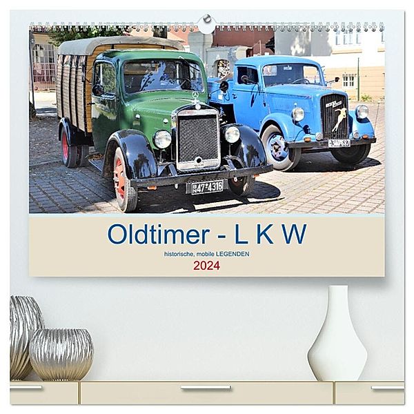 Oldtimer - L K W (hochwertiger Premium Wandkalender 2024 DIN A2 quer), Kunstdruck in Hochglanz, Günther Klünder