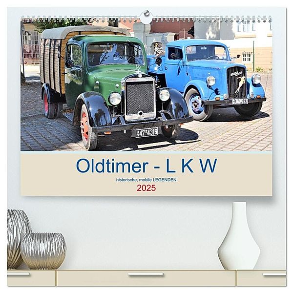 Oldtimer - L K W (hochwertiger Premium Wandkalender 2025 DIN A2 quer), Kunstdruck in Hochglanz, Calvendo, Günther Klünder