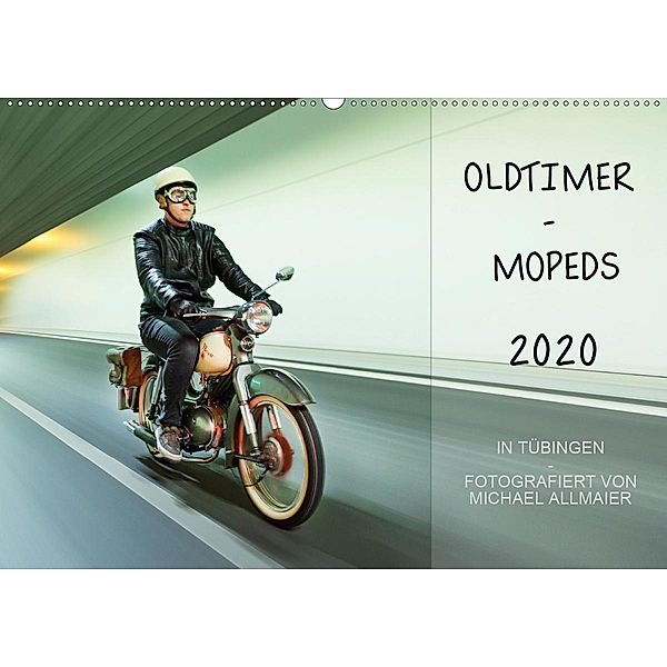 Oldtimer Mopeds - fotografiert von Michael Allmaier (Wandkalender 2020 DIN A2 quer), Michael Allmaier