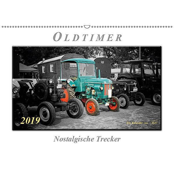 Oldtimer - nostalgische Trecker (Wandkalender 2019 DIN A2 quer), Peter Roder