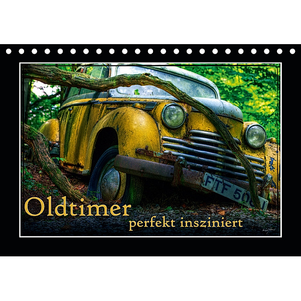 Oldtimer perfekt insziniert (Tischkalender 2019 DIN A5 quer), Heribert Adams