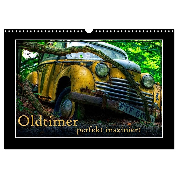 Oldtimer perfekt insziniert (Wandkalender 2024 DIN A3 quer), CALVENDO Monatskalender, Heribert Adams